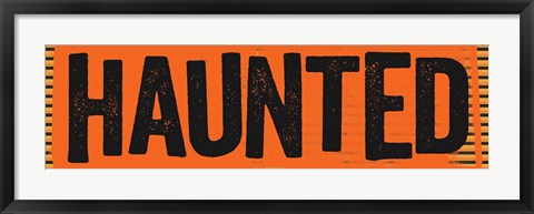 Framed Haunted Print