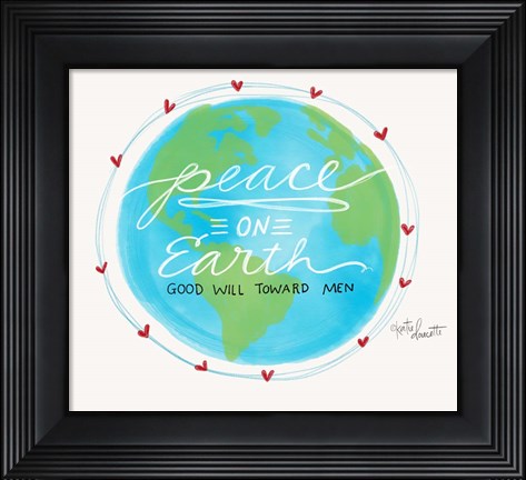 Framed Peace on Earth Print