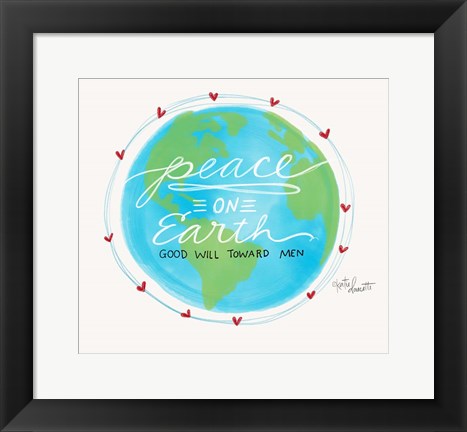 Framed Peace on Earth Print