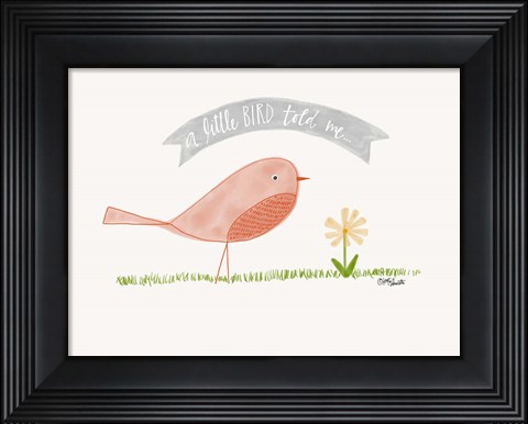 Framed Little Bird Print