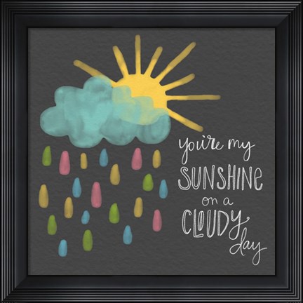 Framed Cloudy Day Print