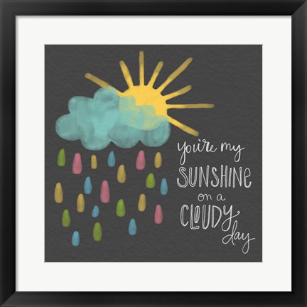 Framed Cloudy Day Print