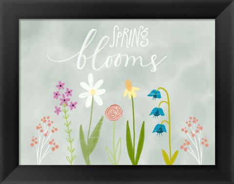 Framed Spring Blooms Print