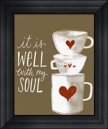 Framed It Is Well Print