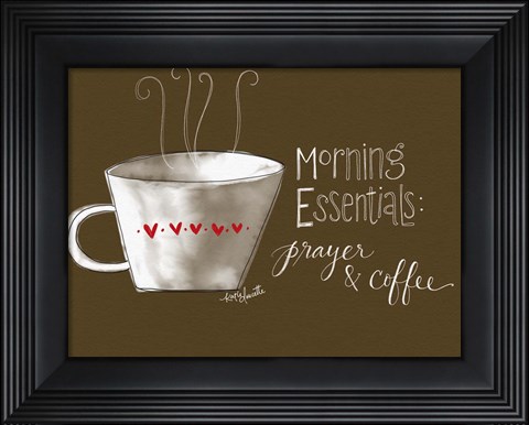 Framed Morning Essentials Print