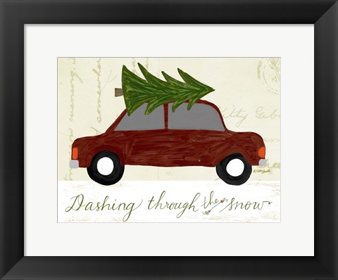 Framed Dashing Print