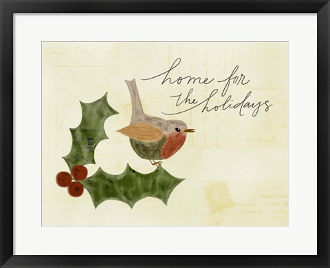 Framed Home for the Holidays Print
