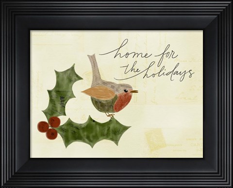 Framed Home for the Holidays Print