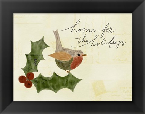 Framed Home for the Holidays Print