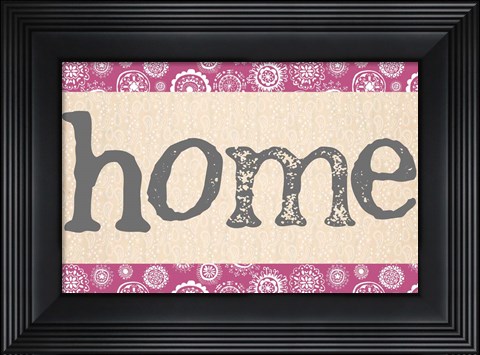Framed Home Print