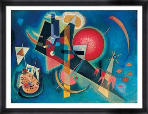 Framed Im Blau Print