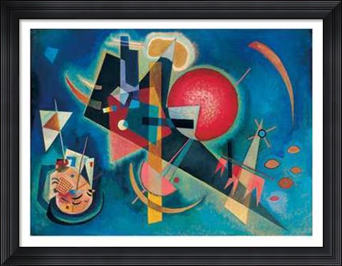 Framed Im Blau Print