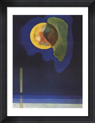 Framed Cercle Jaune, c.1926 Print