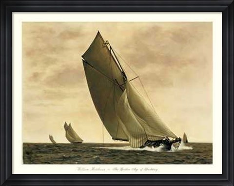 Framed William Matthews - Newport 1903 Size 35.5x27.5 Print