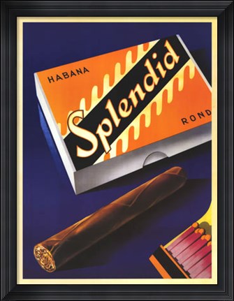 Framed Splendid Habana 1930 Print