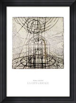 Framed Citta Ideale Print