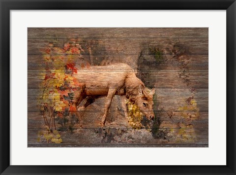 Framed Deer in Paradise Print