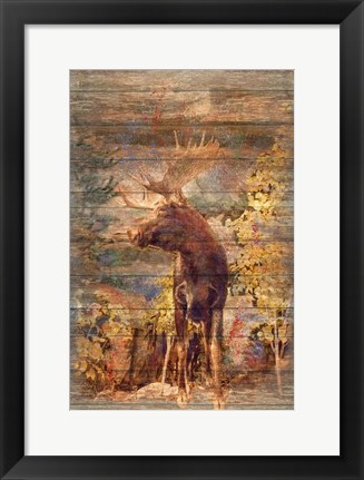 Framed Majestic Moose Print