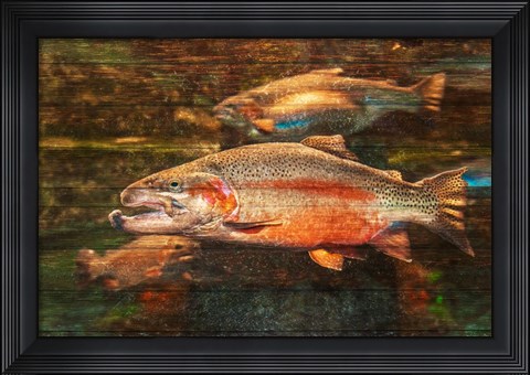 Framed Good Day to Be a Salmon Print