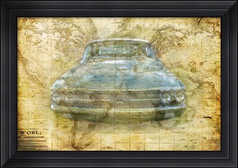 Framed Vintage Mercury Print