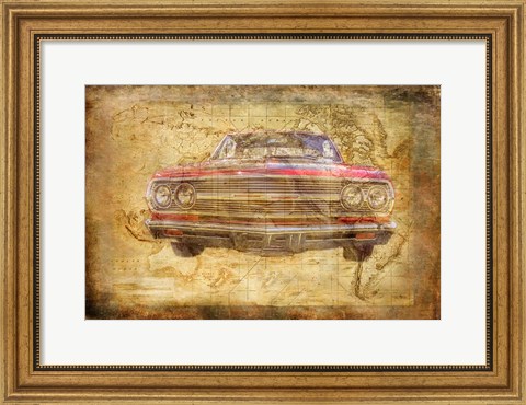Framed World Class Chevy Print
