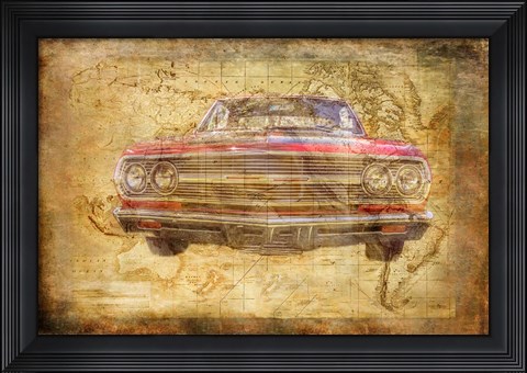 Framed World Class Chevy Print