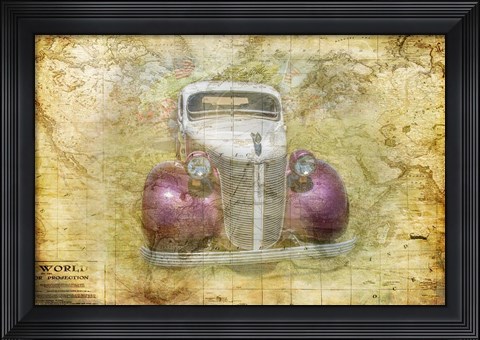 Framed World Traveler Print
