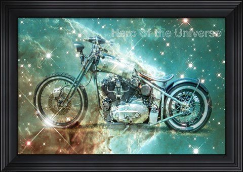 Framed Hero of the Universe Print