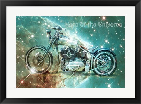 Framed Hero of the Universe Print