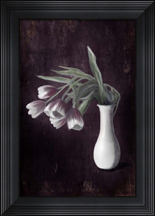 Framed Droopy Tulips Print