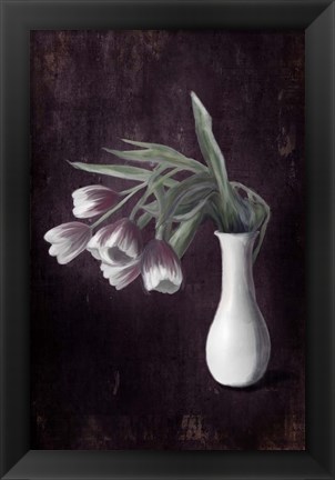 Framed Droopy Tulips Print