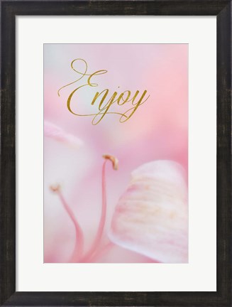 Framed Enjoy Print
