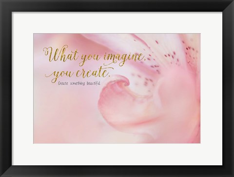 Framed Create Something Beautiful Print