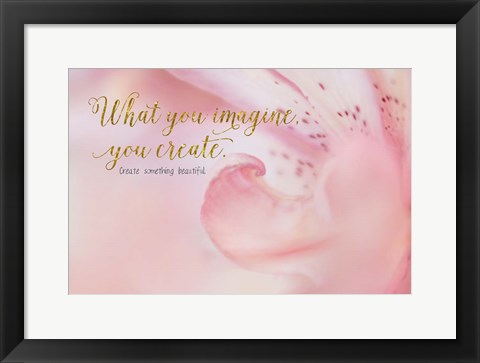 Framed Create Something Beautiful Print