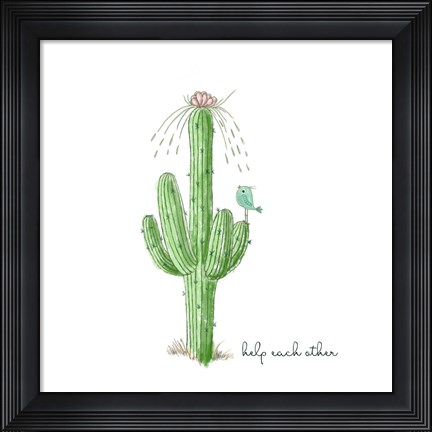 Framed Help Each Other Print