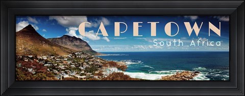 Framed Vintage, Capetown, South Africa, Africa Print