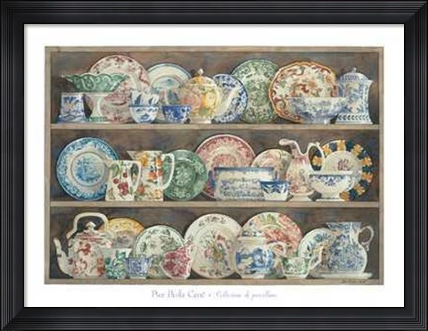 Framed Collezione di Porcellane 2 Print