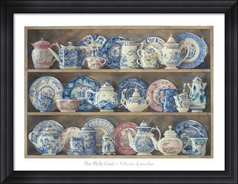 Framed Collezione di Porcellane 1 Print
