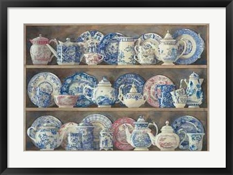 Framed Collezione di Porcellane 1 Print