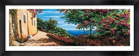 Framed Promenade Sul Mare Print