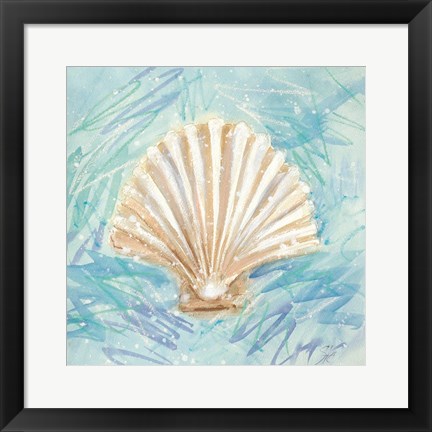 Framed La Mer D Print