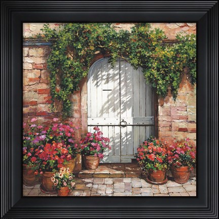 Framed Stone Stairway Petites A Print