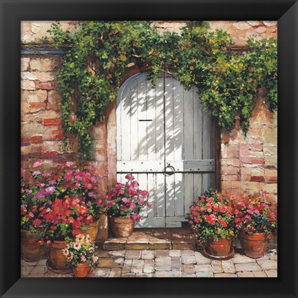 Framed Stone Stairway Petites A Print