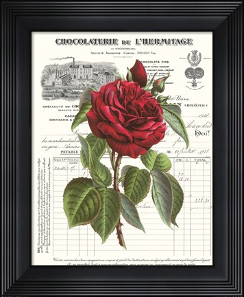 Framed Heirloom Roses A Print