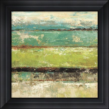 Framed Living Green II Print