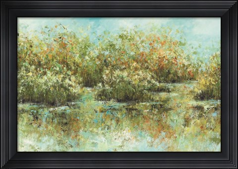 Framed Hamden Pond Print