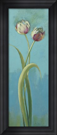 Framed Two Lips Print