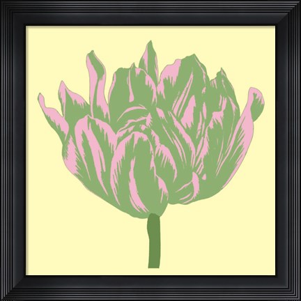 Framed Soho Tulip IV Print