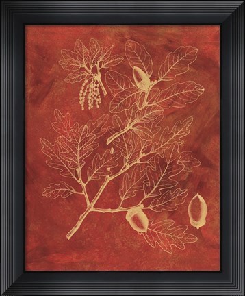 Framed Golden Oak II Print