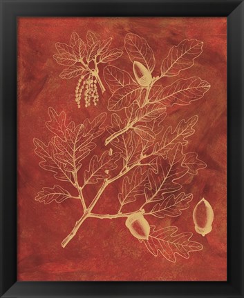 Framed Golden Oak II Print